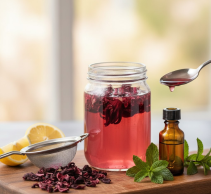 DIY Hibiscus Hair Rinse for Shine and Strength Now