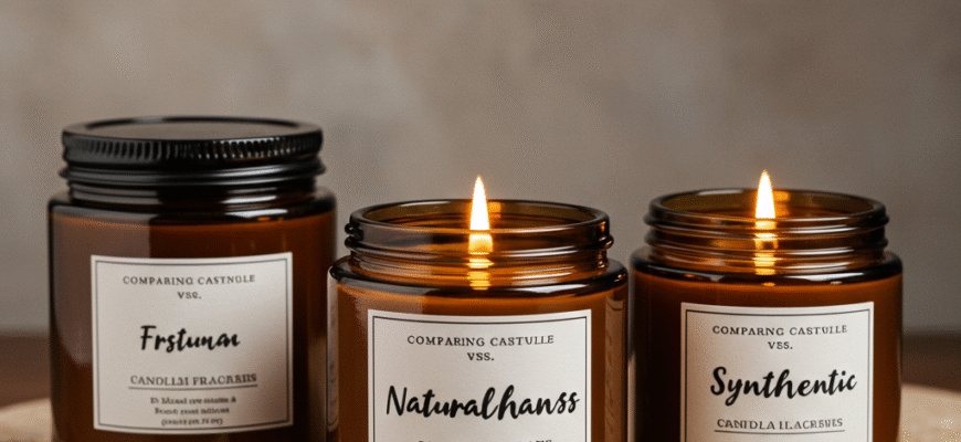 Comparing Natural vs Synthetic Candle Fragrances