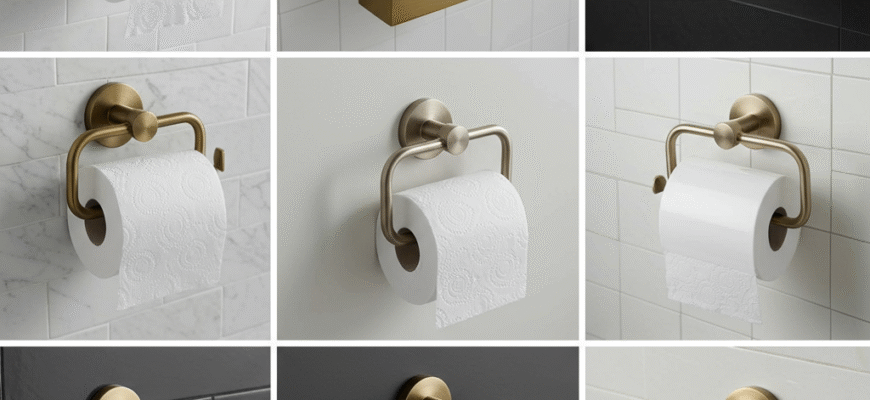 Toilet Paper Holders That Add Style to Bathroom
