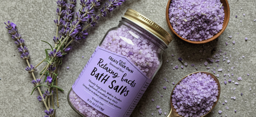 Create Your Own Relaxing Lavender Bath Salts Recipe