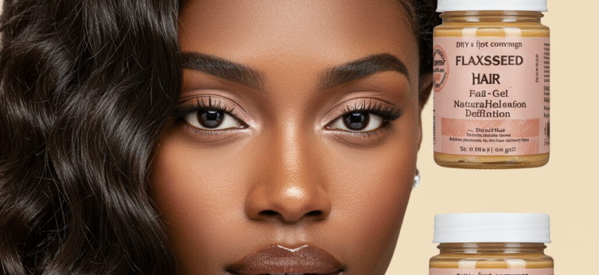 DIY Flaxseed Hair Gel for Natural Hold Definition