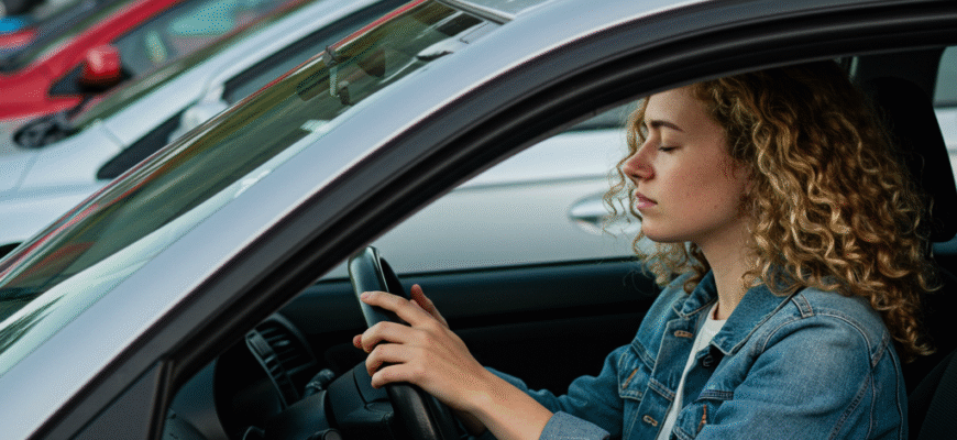 Mindful Breathing While Waiting Line Traffic