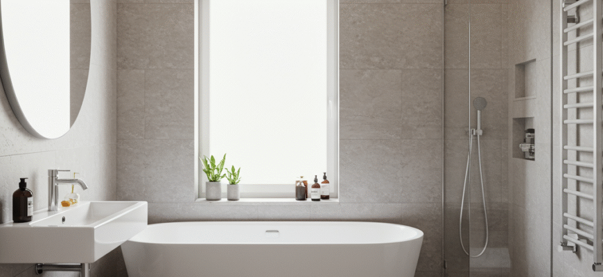 Minimalist Bathroom Design for a Calming Spa Feel