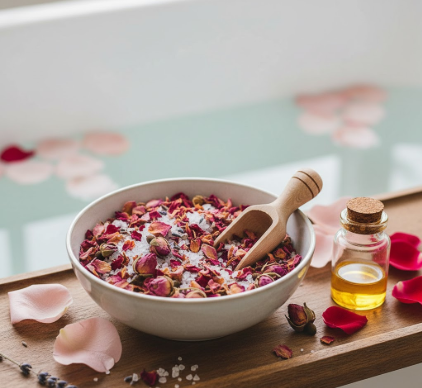 Rose Petal Bath Soak DIY Luxury Experience Now