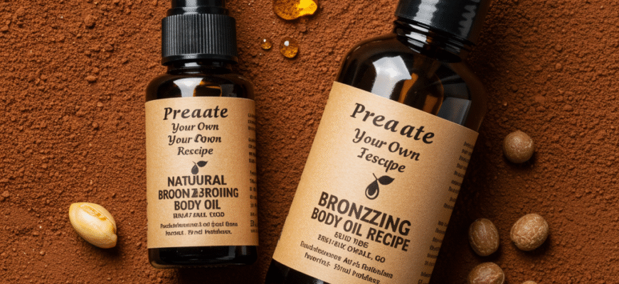 Create Your Own Natural Bronzing Body Oil Recipe