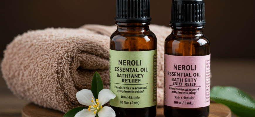 Neroli Essential Oil Bath for Anxiety Relief