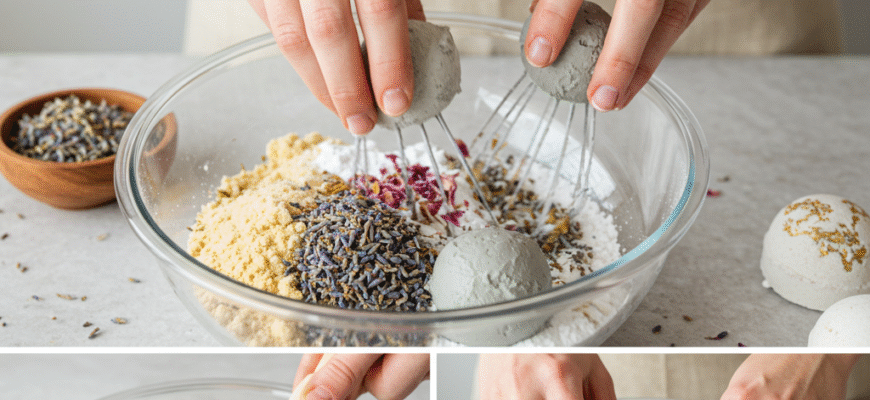 DIY Bath Bombs Without Citric Acid Recipe