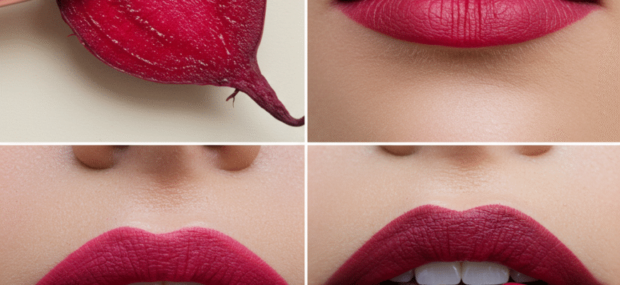 DIY Lip Stains Using Natural Beetroot Berry Color
