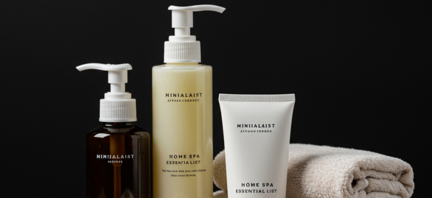 Minimalist Approach to Home Spa Essentials List